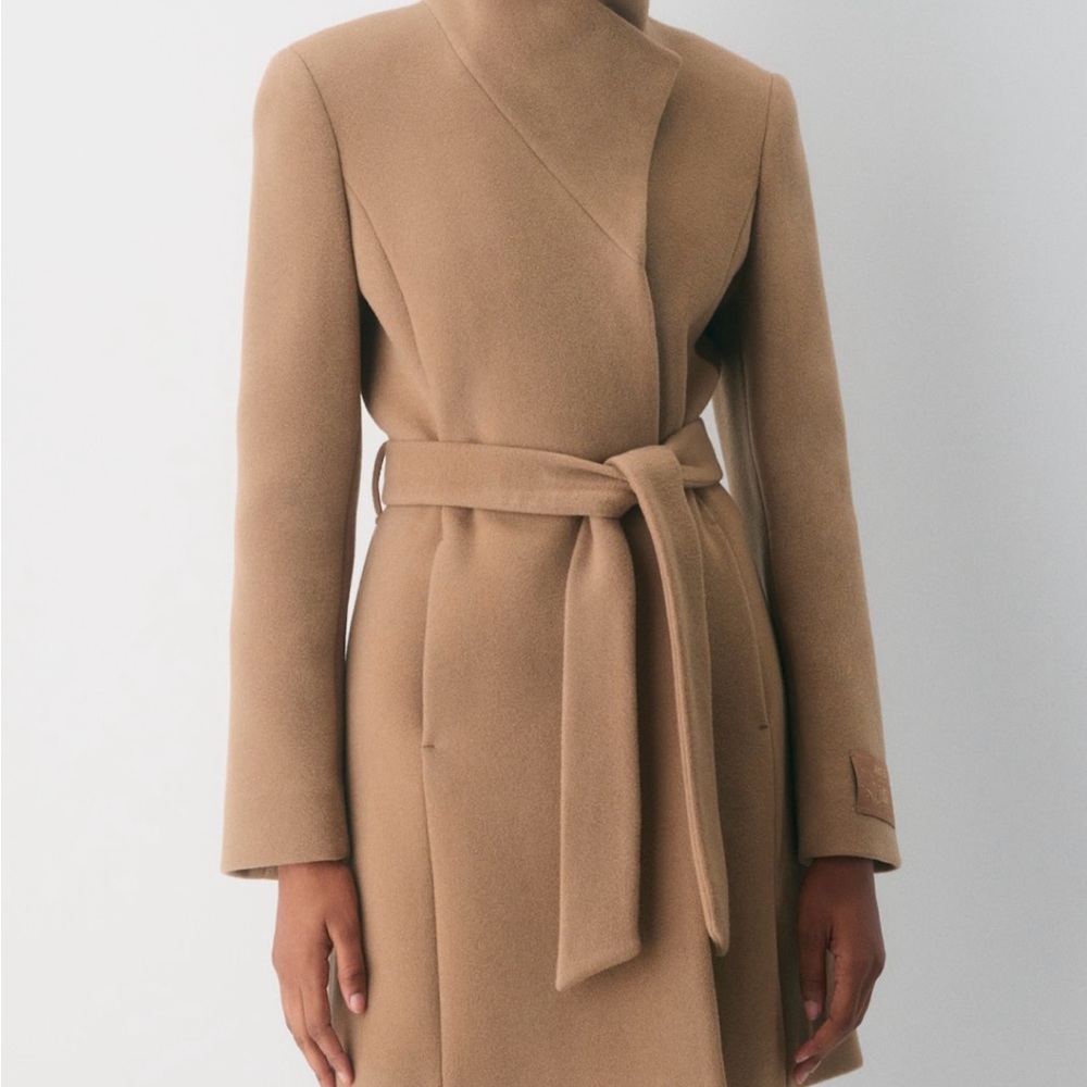 Aritzia Babaton Connor camel coat